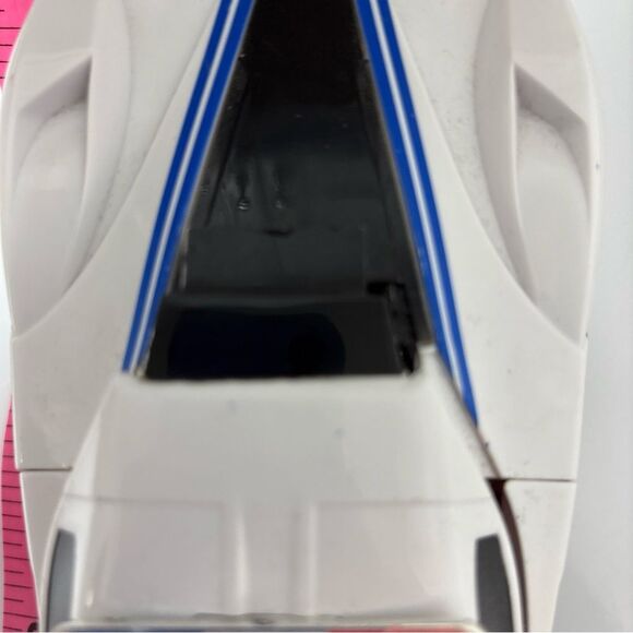 Speedy White and Blue Police Toy Car - Picture 4 of 8